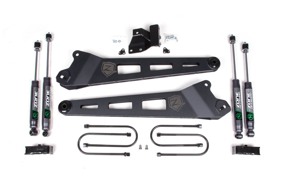 Zone Offroad 3 Inch Lift Kit W/ Radius Arm | Ram 3500 (25-27) 4WD | Diesel