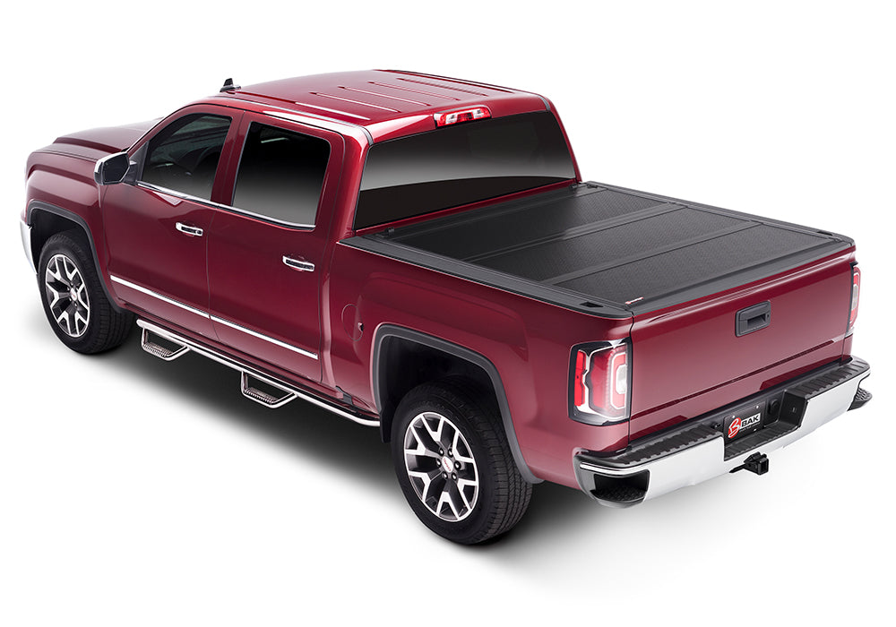 Bak (1126122) BAKFlip FiberMax 14-18 (19 Leg/Lim) Silv/Sierra 1500/15-19 2500HD/3500HD 8' - Trucks R Us