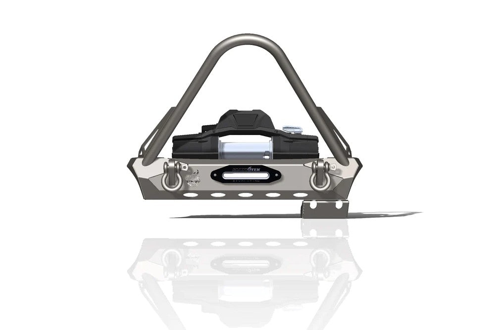 CrawlTek Pyro Stubby Front Bumper with Stinger | Jeep Wrangler CJ/YJ/TJ - Trucks R Us