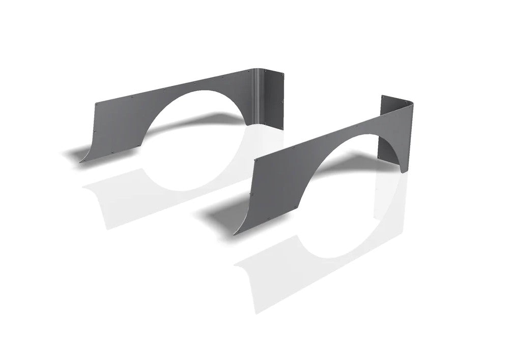 CrawlTek Corner Guards 5" Stretch - Black | Wrangler LJ - Trucks R Us