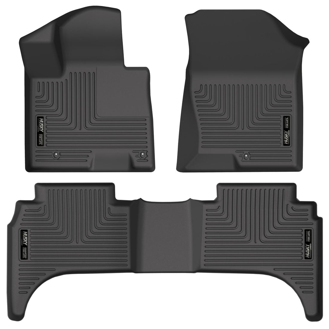 Husky Liners WeatherBeater Front & Second Seat Floor Liners - 3 Piece 95531