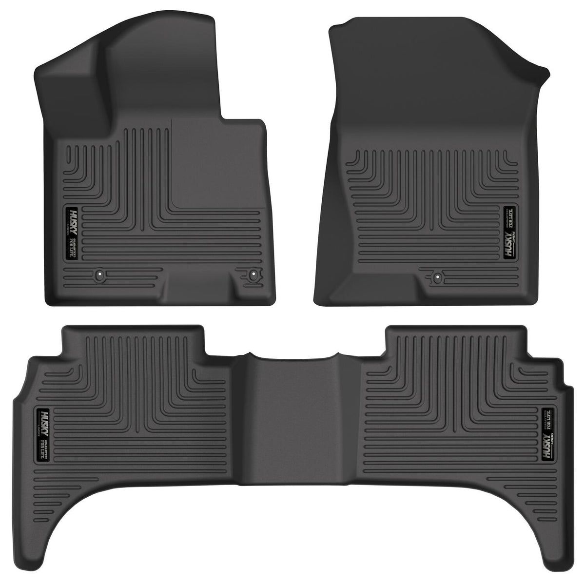 Husky Liners WeatherBeater Front & Second Seat Floor Liners - 3 Piece 95531