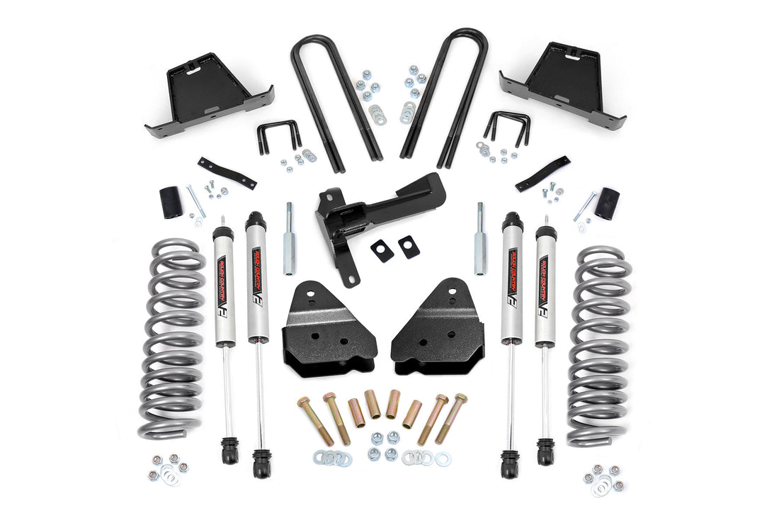 Rough Country 4.5 Inch Lift Kit | Ford F-250/F-350 Super Duty 4WD (2005-2007) - V2 Monotube