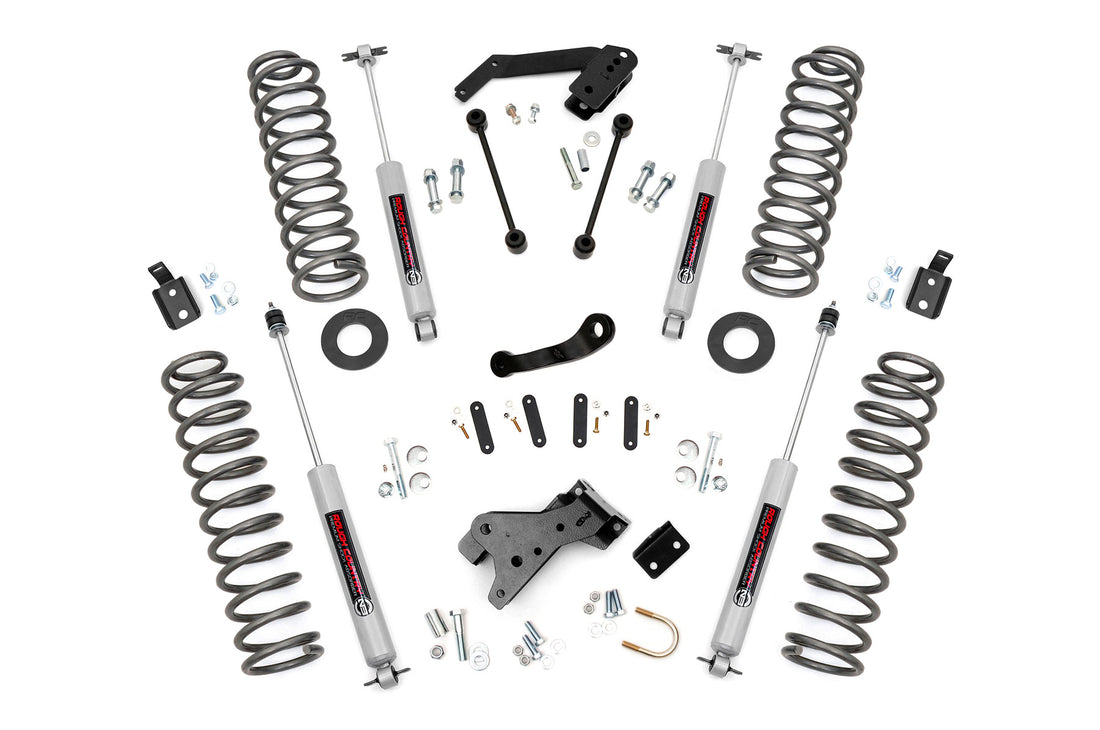 Rough Country 4 Inch Lift Kit | 4-Door | Jeep Wrangler JK 2WD/4WD (2007-2018)