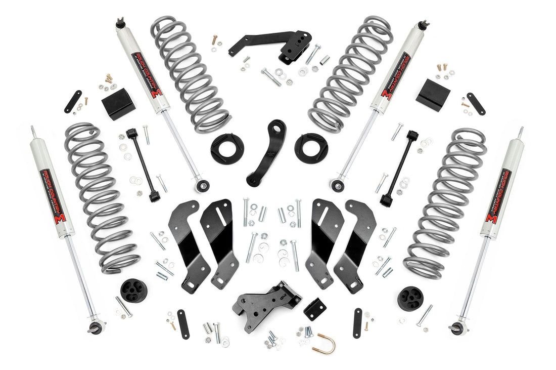 Rough Country 3.5 Inch Lift Kit | 2-Door | Jeep Wrangler JK 4WD (2007-2018) - M1 Monotube