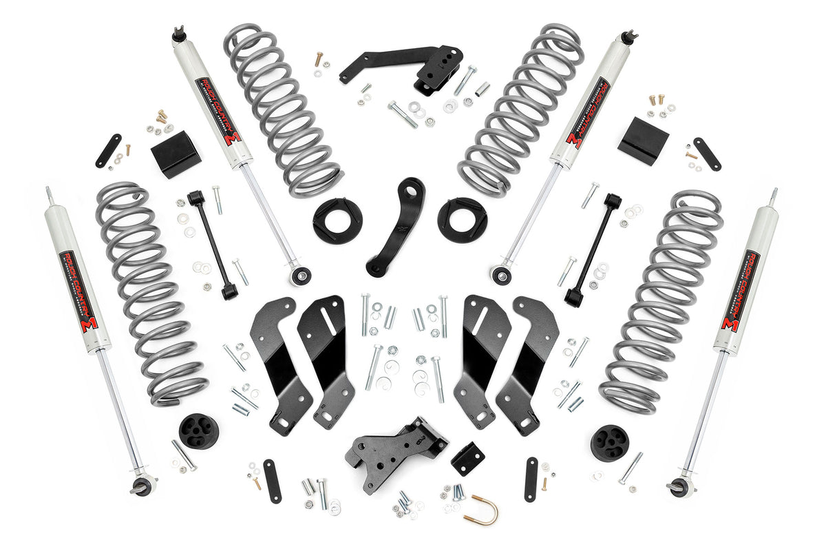Rough Country 3.5 Inch Lift Kit | 4-Door | Jeep Wrangler JK 2WD/4WD (2007-2018) - M1 Monotube