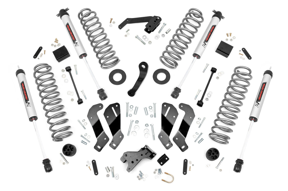 Rough Country 3.5 Inch Lift Kit | 2-Door | Jeep Wrangler JK 4WD (2007-2018) - V2 Monotube