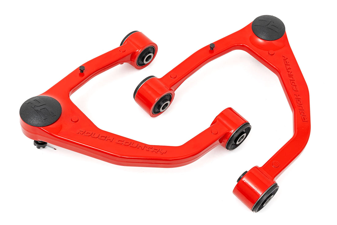Rough Country Forged Upper Control Arms | OE Upgrade | Toyota Tundra (07-21) - Red