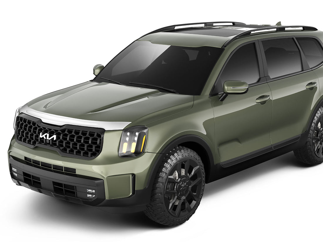 Husky Liners Chrome Aeroskin Low Profile Hood Protector Fits 2020-2025 Kia Telluride