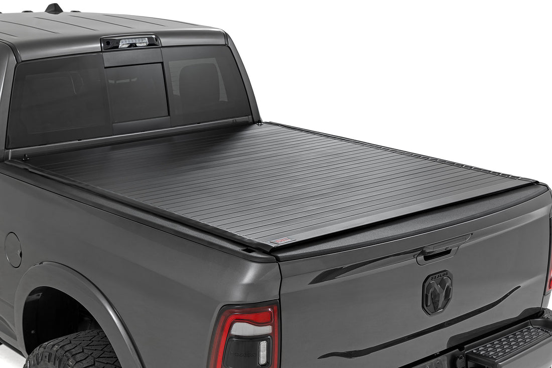Rough Country Hard Roll Up Cover | Ram 1500 (09-18)/2500 (10-26) - 6'4" Bed