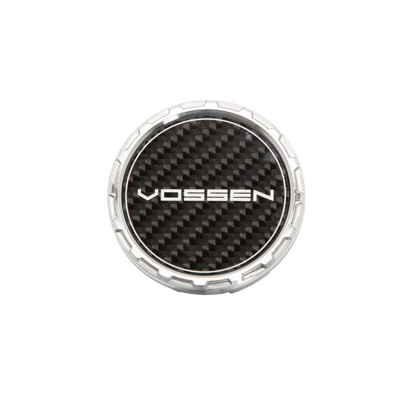 Vossen Classic Carbon Billet Sport Cap 2.0 - Small (VHF) - Transparent Clear - Twill Weave (Gloss)