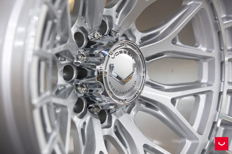 Vossen Hybrid Forged 8 Lug Cap - Gloss Silver