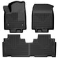 Husky Liners WeatherBeater Front & Second Seat Floor Liners - 3 Piece Fits 2024-2026 Chevy Blazer EV