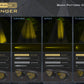 Morimoto 4Banger 2.0 NCS LED Pods (Combo / Yellow / Set)