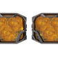 Morimoto 4Banger 2.0 NCS LED Pods (SAE Wide / Yellow / Set)