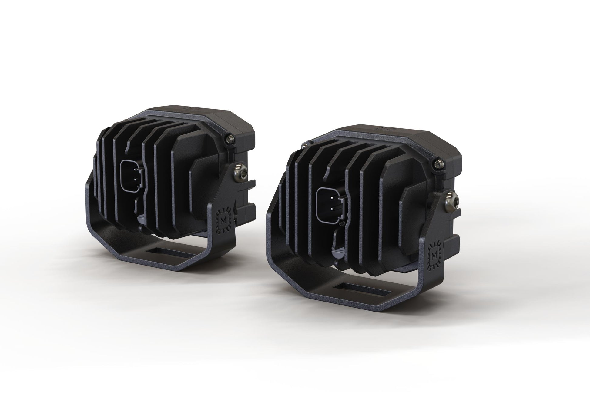 Morimoto 4Banger 2.0 NCS LED Pods (SAE Wide / Yellow / Set)
