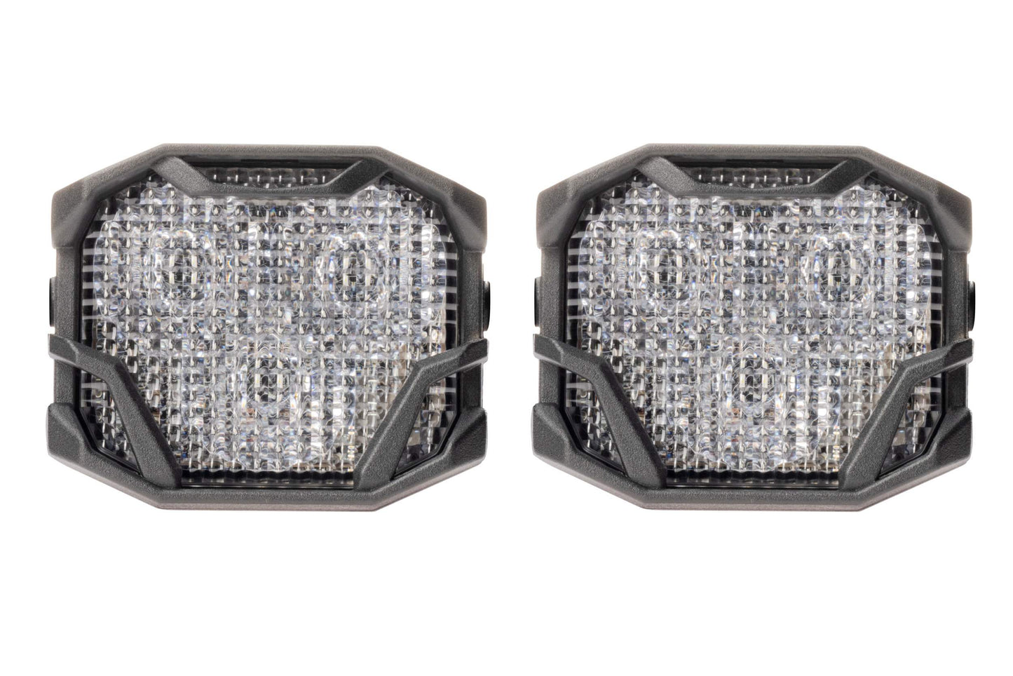 Morimoto 4Banger 2.0 HXB LED Pods (Flood / White / Set)