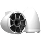 REV 10 W V2 | Gloss White Revolution Series 10-inch Tower Speakers