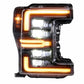 XB LED Headlights: Ford Super Duty (17-19 / Amber DRL / Set) - Trucks R Us