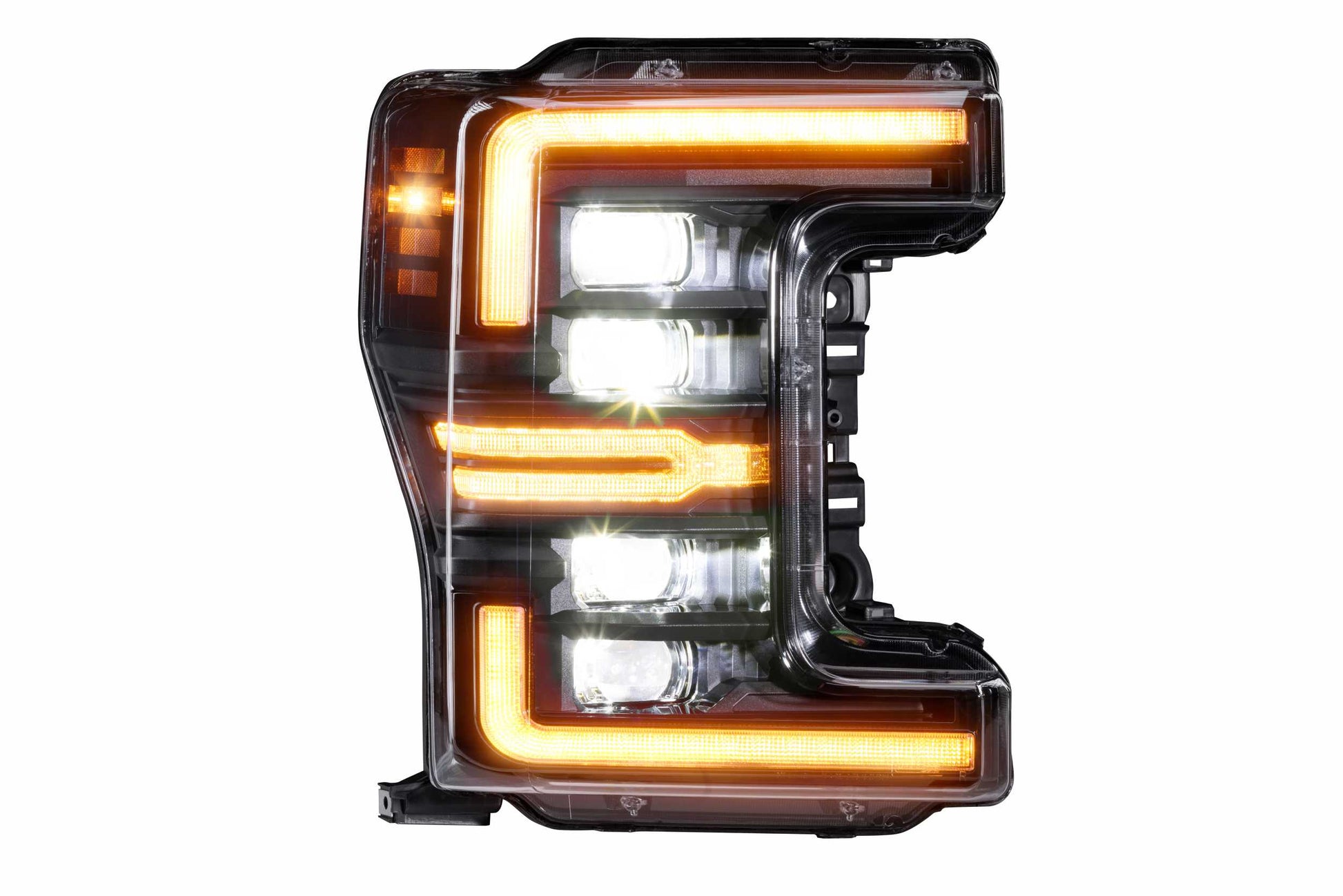XB LED Headlights: Ford Super Duty (17-19 / Amber DRL / Set) - Trucks R Us