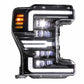 XB LED Headlights: Ford Super Duty (17-19 / White DRL / Set)