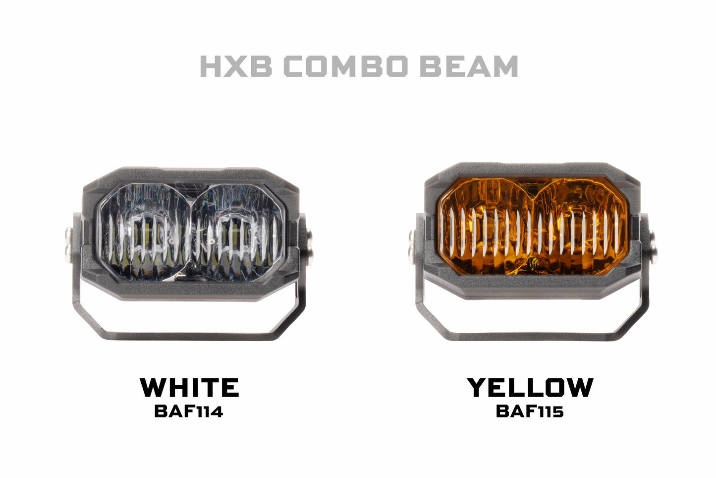 Morimoto 2Banger NCS LED Pods (Combo / Yellow / Set)