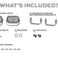 Morimoto 2Banger HXB LED Pods (SAE Wide / White / Set)