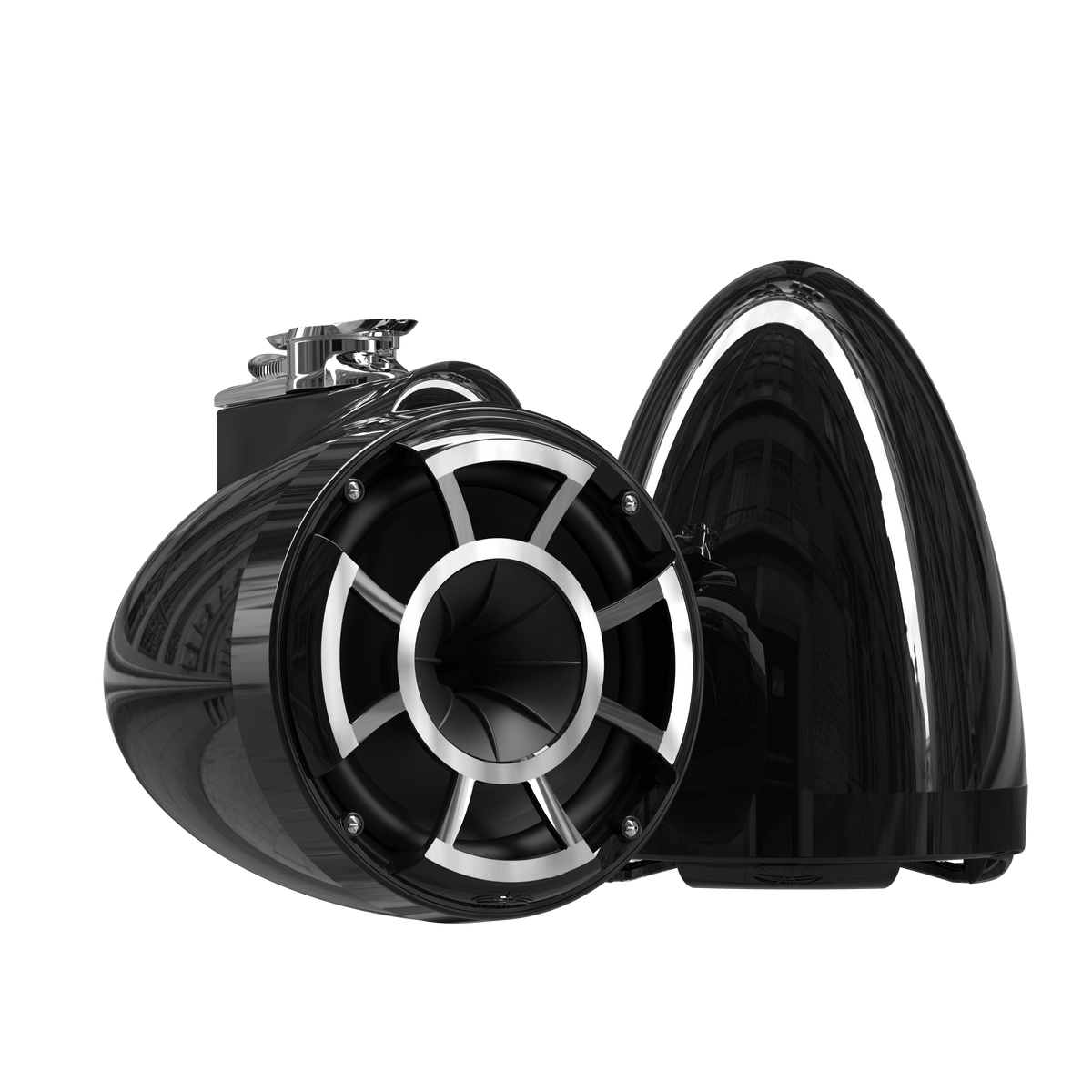 REV 8 B V2 | Gloss Black Revolution Series 8-inch Tower Speakers