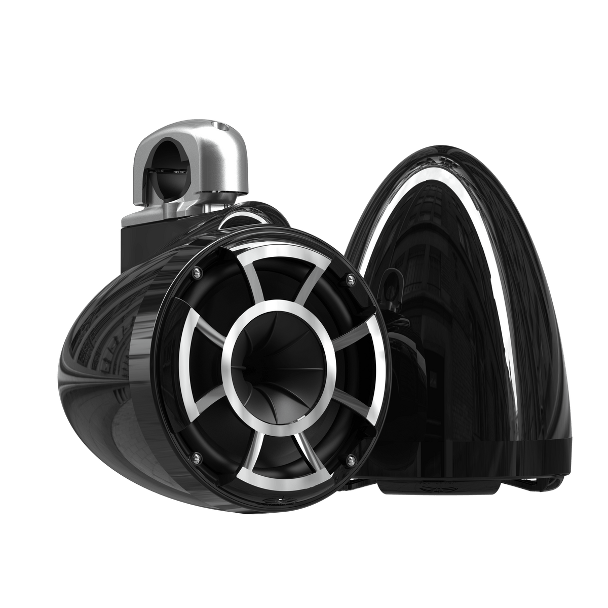 REV 8 B V2 | Gloss Black Revolution Series 8-inch Tower Speakers