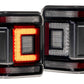 XB LED Tail Lights: Jeep Wrangler JL (18+ / Smoked Lens / Set)