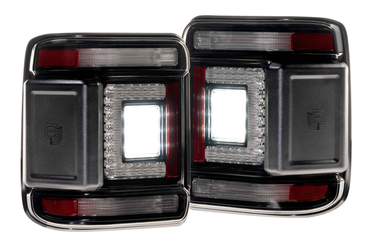 XB LED Tail Lights: Jeep Wrangler JL (18+ / Smoked Lens / Set)