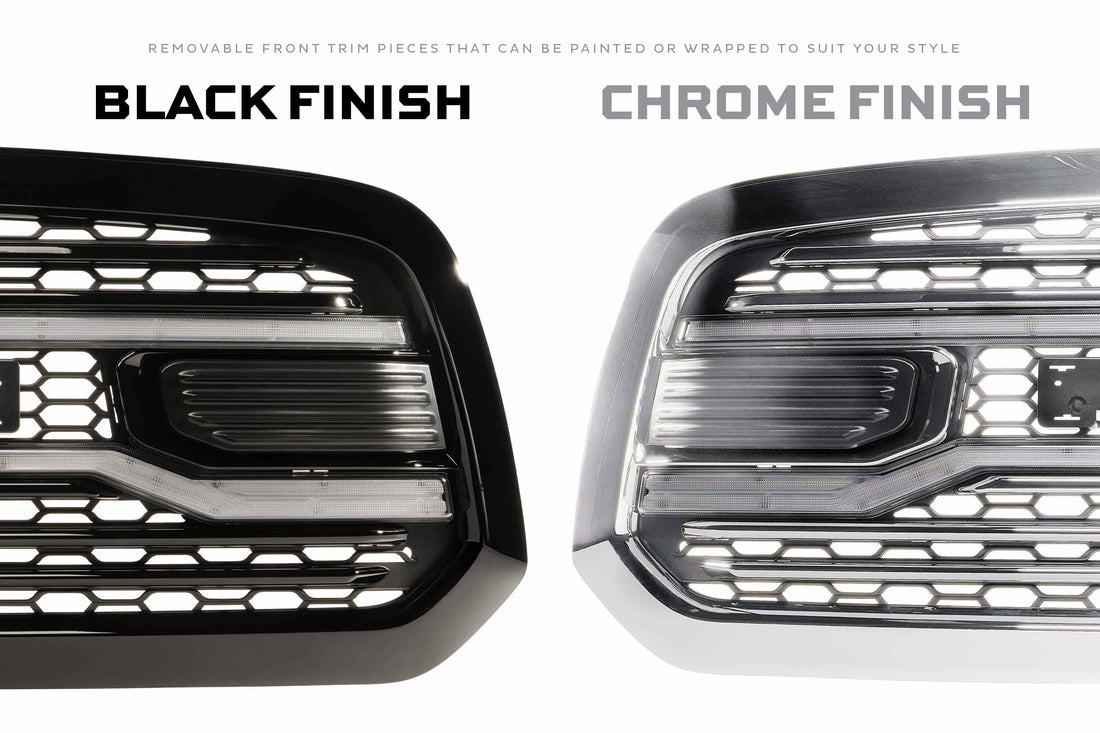 XBG LED Grille: Dodge Ram 1500 (13-18 / Chrome)