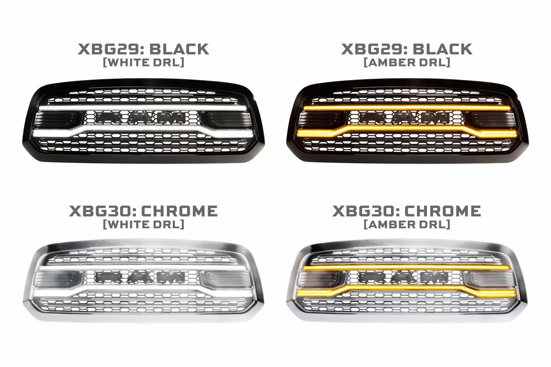 XBG LED Grille: Dodge Ram 1500 (13-18 / Black)