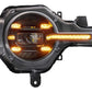 XB LED Headlights: Ford Bronco (21+ / Amber DRL / Set)