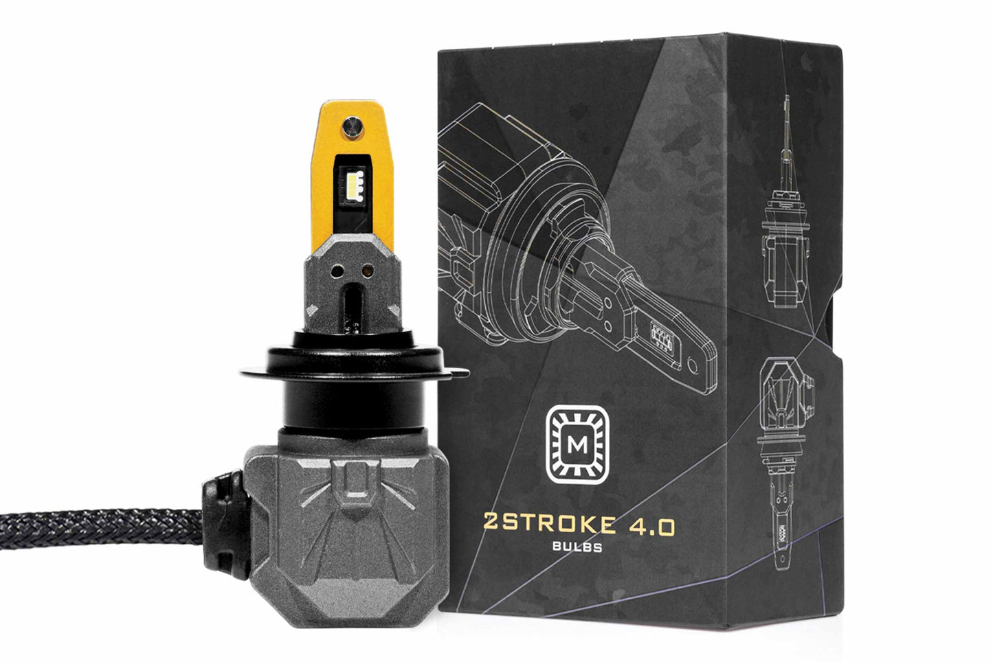 H7: 2Stroke 4.0 LED Bulb (Each) - Trucks R Us