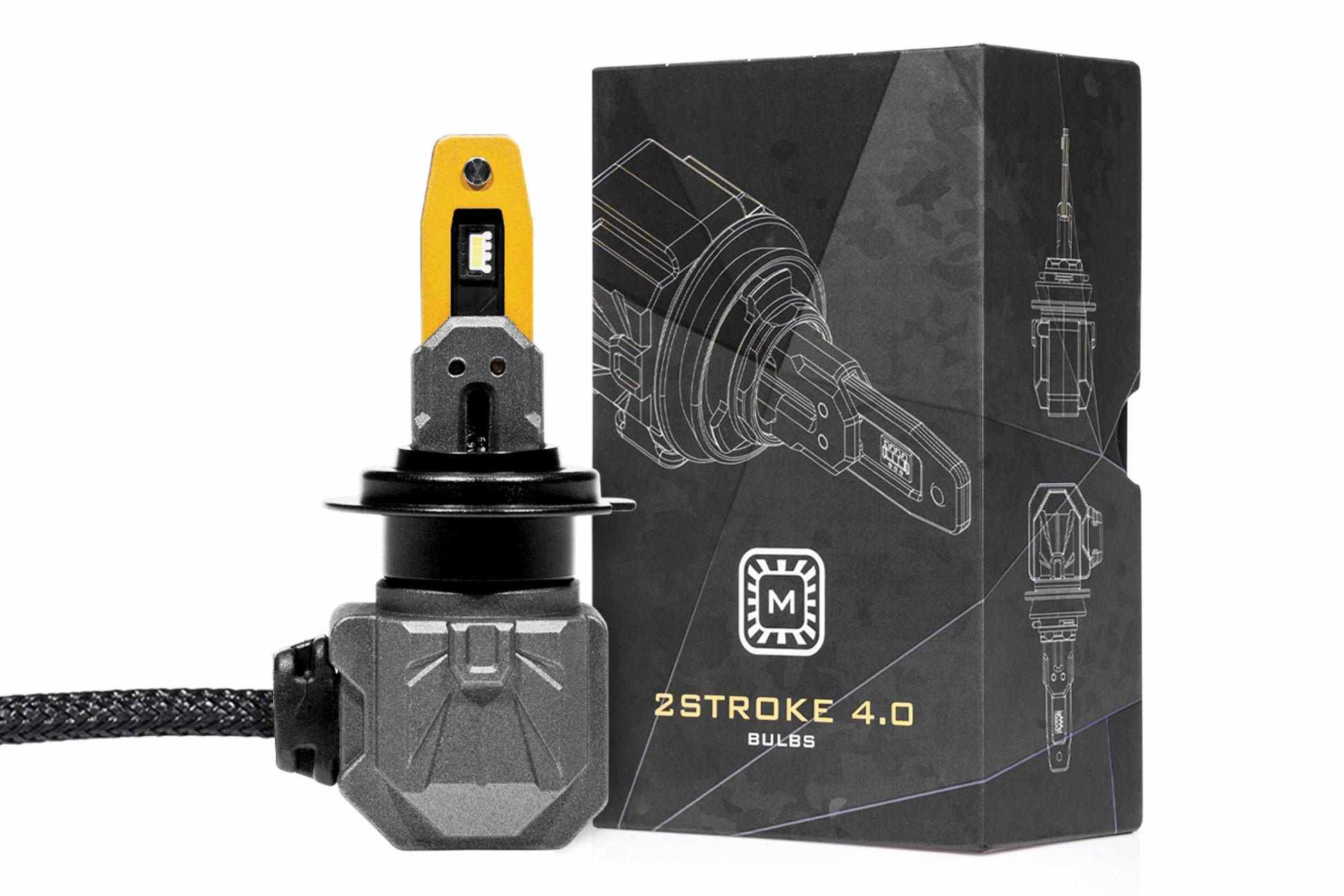 H7: 2Stroke 4.0 LED Bulb (Each) - Trucks R Us