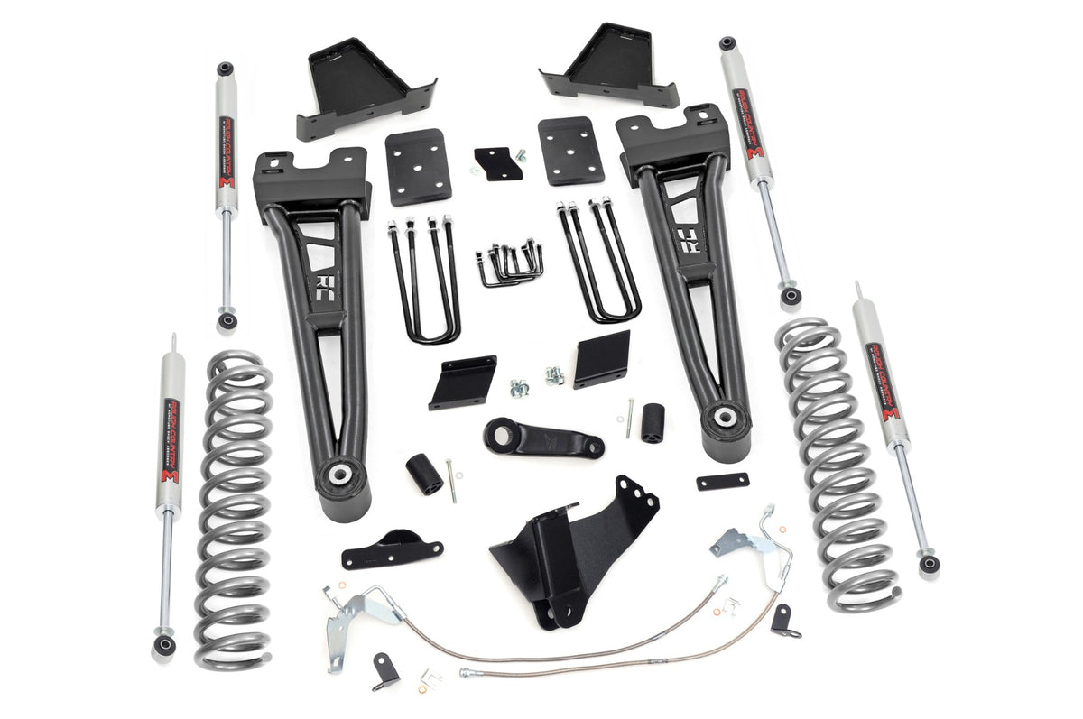 Rough Country 6 Inch Lift Kit | Ford F-250 Super Duty 4WD (11-14) - Yes / M1 Monotube Shocks