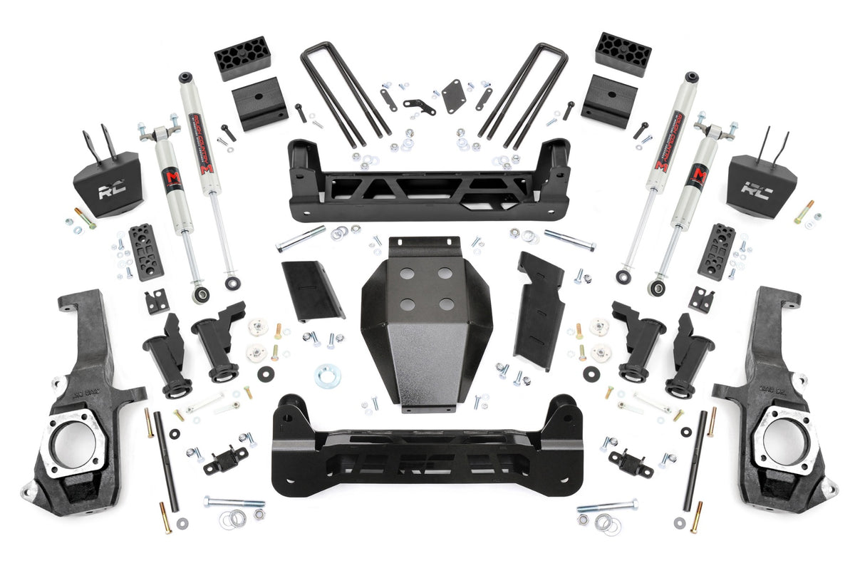Rough Country 5 Inch Lift Kit | Chevy/GMC 2500HD/3500HD (11-19) - M1 Monotube