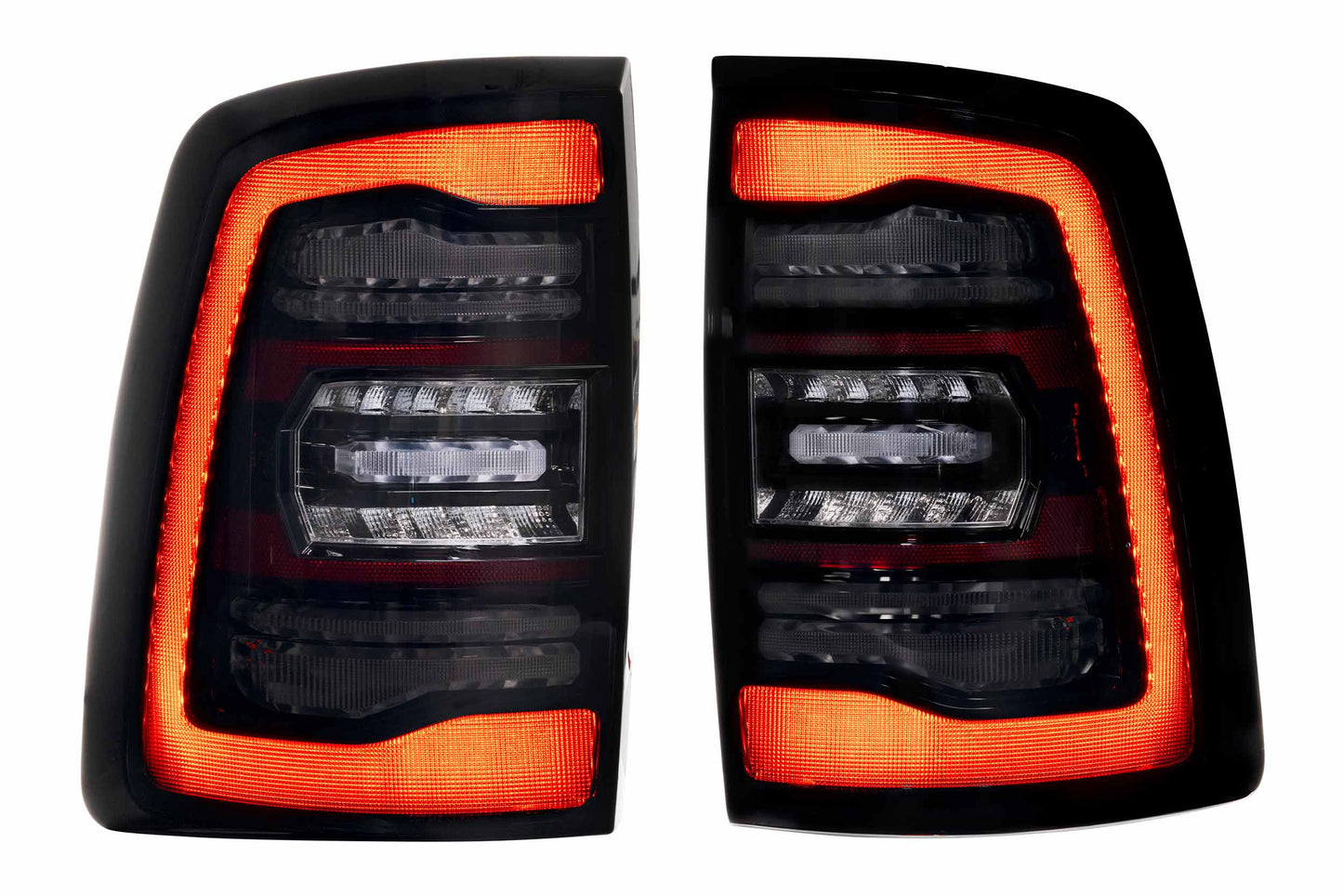 XB LED Tail Lights: Ram HD (19+ / Smoked Lens / Set) - Trucks R Us
