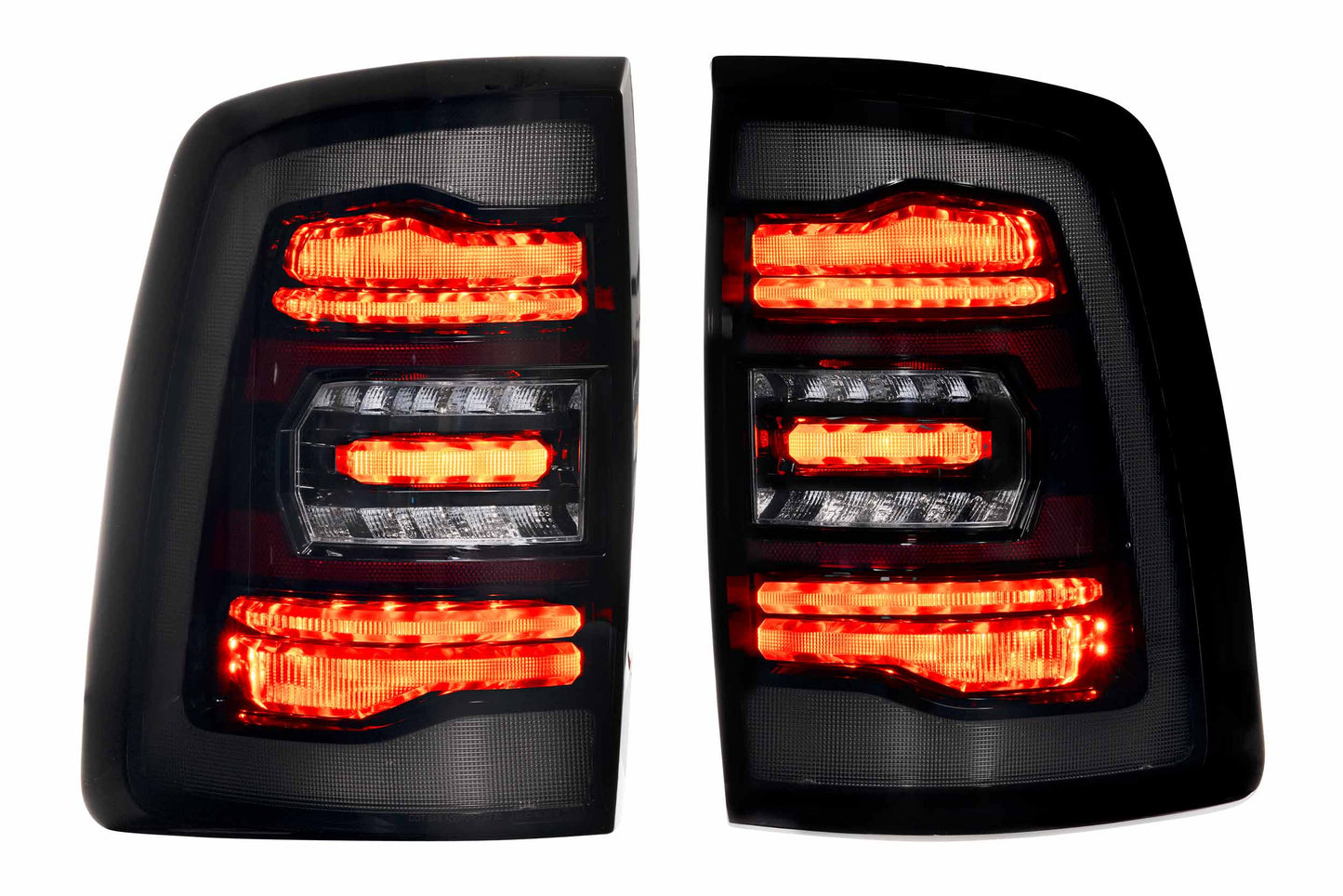 XB LED Tail Lights: Ram HD (19+ / Smoked Lens / Set) - Trucks R Us