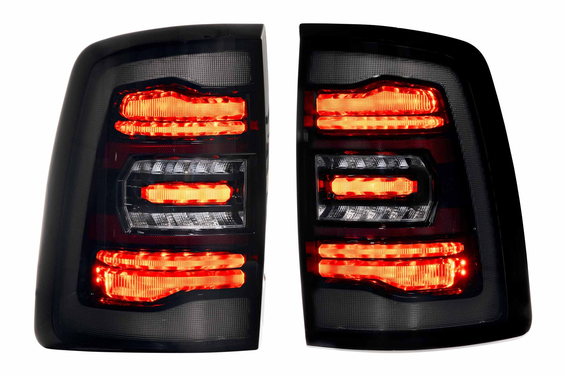 XB LED Tail Lights: Ram HD (19+ / Smoked Lens / Set) - Trucks R Us