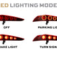 XB LED Tail Lights: Toyota Supra (20+ / Red Lens / Set)