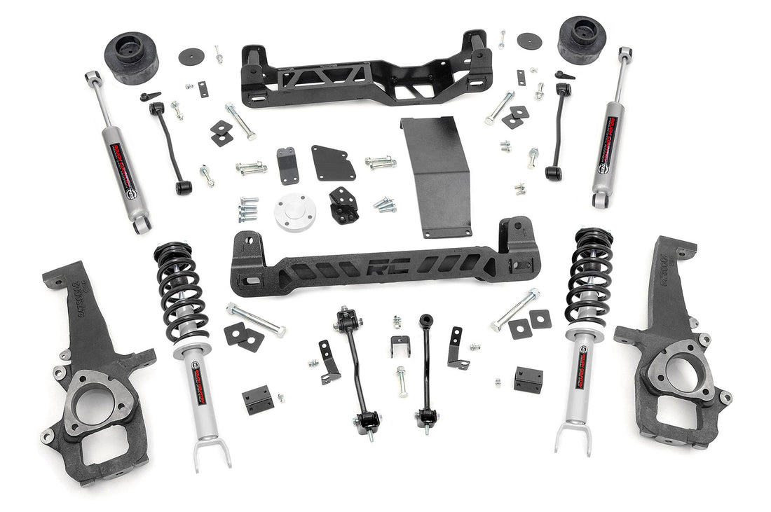 Rough Country 4 Inch Lift Kit | Ram 1500 4WD (2012-2018 & Classic) - N3 Struts w/N3 Rear Shocks