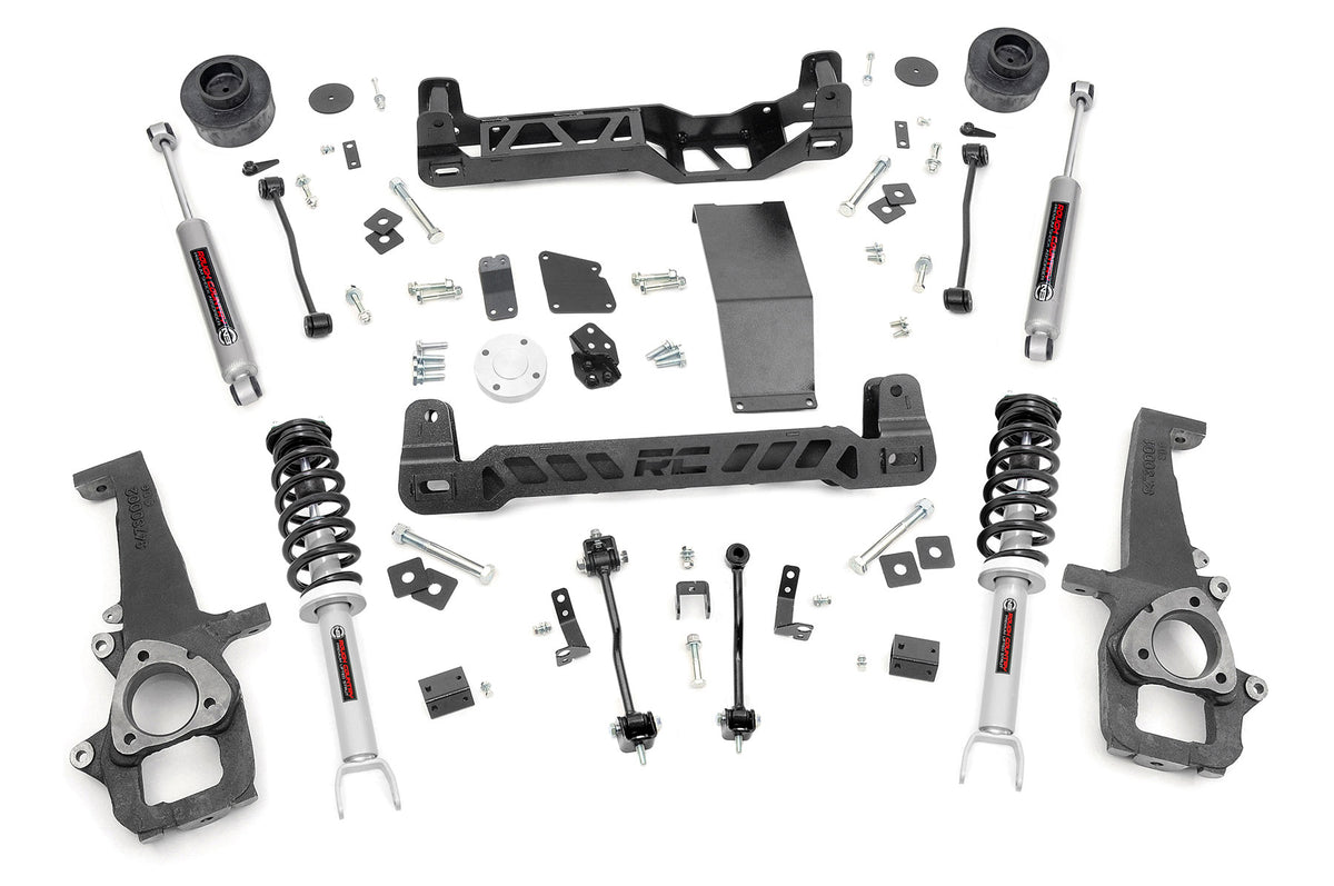 Rough Country 4 Inch Lift Kit | Ram 1500 4WD (2012-2018 & Classic) - N3 Struts w/N3 Rear Shocks