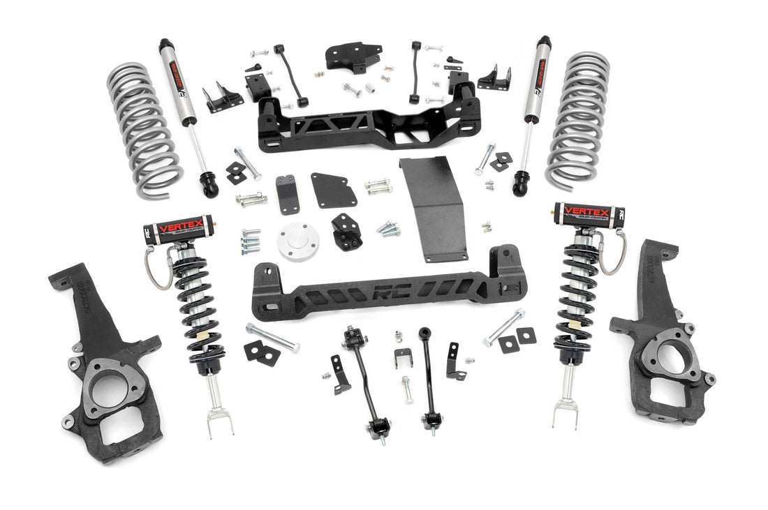 Rough Country 6 Inch Lift Kit | Ram 1500 4WD (2012-2018 & Classic) - Vertex Coilovers w/V2 Rear Shocks