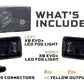 XB Evo+ Fog Lights: Type F2 (White + Yellow / Set)