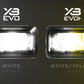 XB Evo+ Fog Lights: Type F2 (White + Yellow / Set)