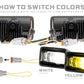 XB Evo+ Fog Lights: Type F2 (White + Yellow / Set)