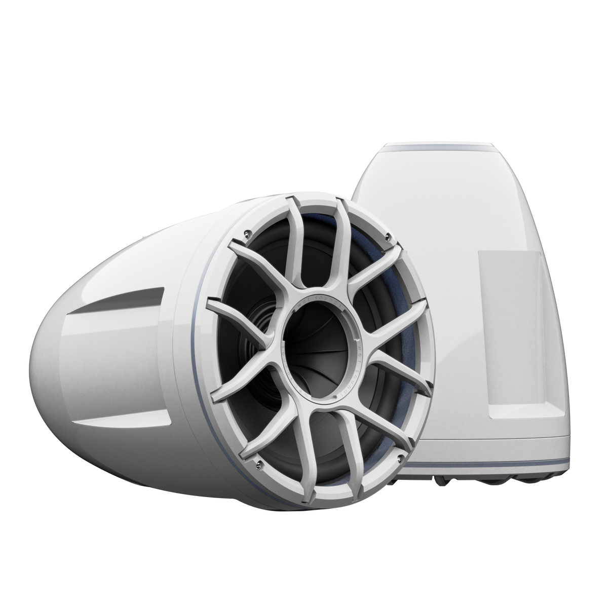 REV 12 HD | White Revolution HD Series 12-inch Tower Speakers