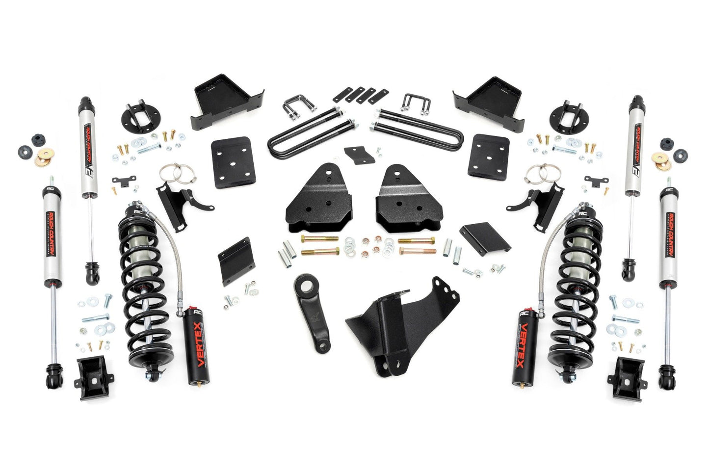 Rough Country (55158) 6 Inch Lift Kit  |  Diesel  |  No OVLD  |  C/O V2 | Ford F-250 Super Duty (15-16)